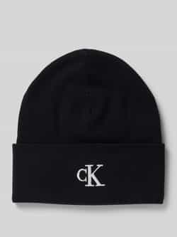CK Calvin Klein Beanie van viscosemix met logostitching