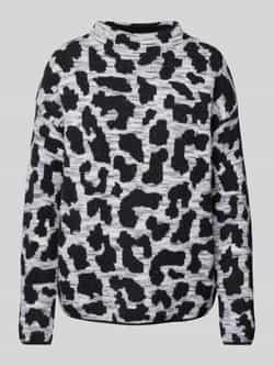 Street One Gebreide pullover met opstaande kraag
