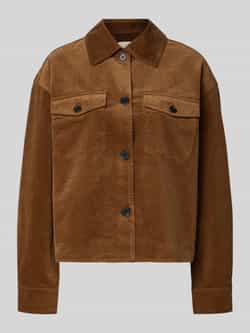 Marc O'Polo Regular fit overhemdjack van katoenmix