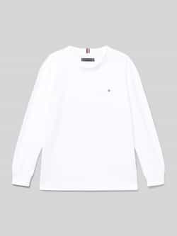 Tommy Hilfiger Teens Regular fit shirt met lange mouwen van puur katoen