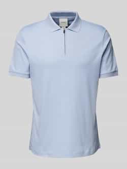 CK Calvin Klein Slim fit poloshirt met logostitching model 'LIQUID TOUCH'