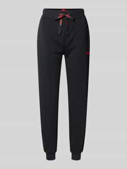 HUGO Regular fit joggingbroek van katoenmix