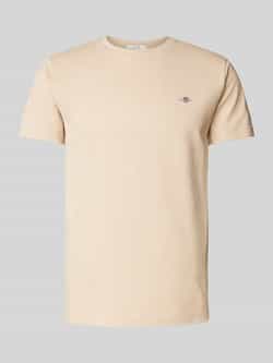 Gant Slim fit T-shirt met labelstitching