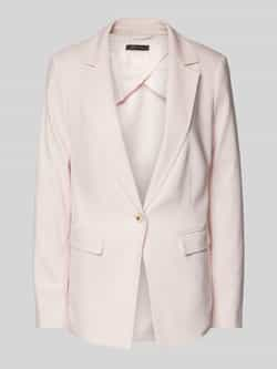 Comma Getailleerde blazer met klepzakken Pink Dames