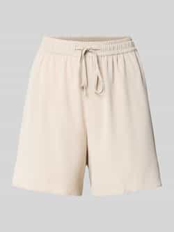 Pieces Regular fit korte sportbroek met tunnelkoord model 'FUA'