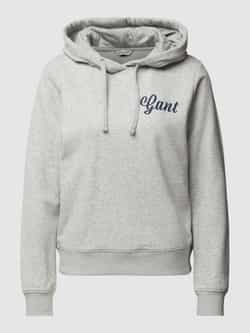 Gant Hoodie met labelstitching