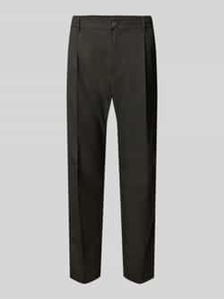 CRUNA Pantalon met bandplooien
