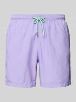 MC2 Saint Barth Regular fit korte zwembroek met labelbadge model 'LIGHTING PANTONE'