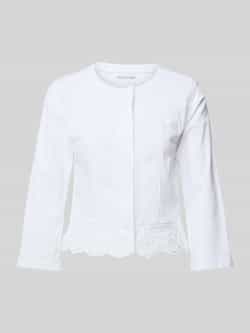 Liu Jo White Jeansjack met kant model 'JA JE ROSES'