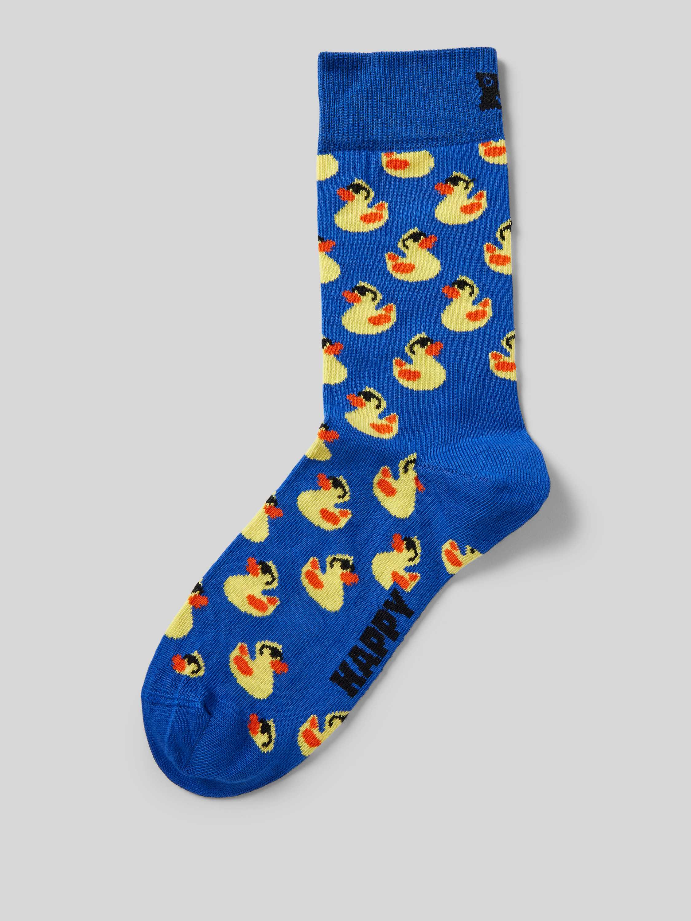 Happy Socks Sokken met motiefprint model 'Rubber Duck'