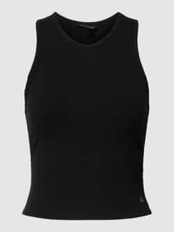 Guess Tanktop van een mix van viscose en elastaan met labeldetail model 'DENISE'