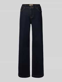 MOS MOSH Flared cut jeans met steekzakken model 'Dara'