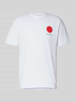 Edwin T-shirt met motiefprint model 'JAPANESE SUN'