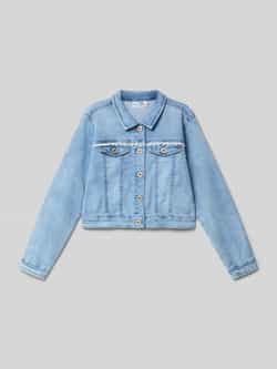 Happy Girls Regular fit jeansjack met kant