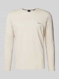 Boss Shirt met lange mouwen en labelstitching