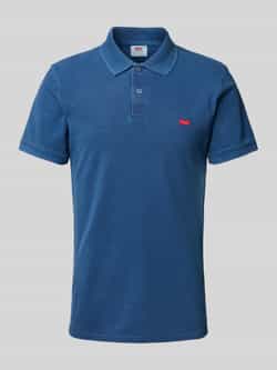 Levi's Slim fit poloshirt met labelstitching