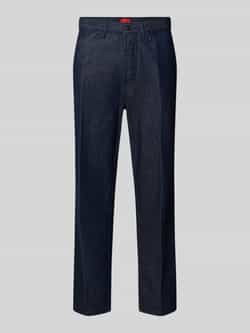 HUGO Tapered fit jeans van puur katoen model '