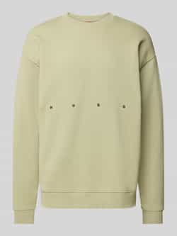 HUGO Sweatshirt met labelstitching model 'Dutap'