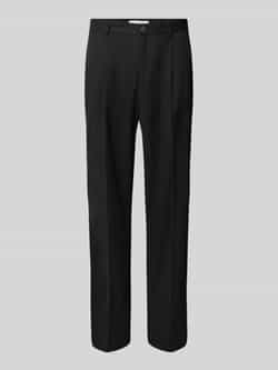 Les Deux Stoffen broek met bandplooien model 'Randall'