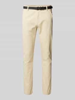 Lindbergh Clasic stretch fit chino met riem