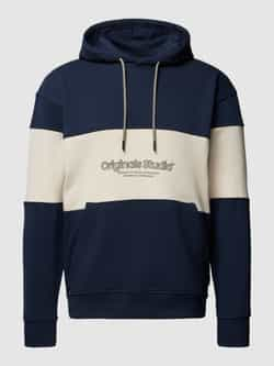 Jack & jones Hoodie met labelprint model 'LAKEWOOD'