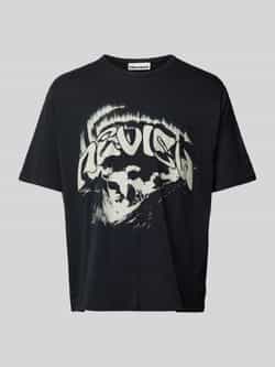 REVIEW T-shirt met labelprint