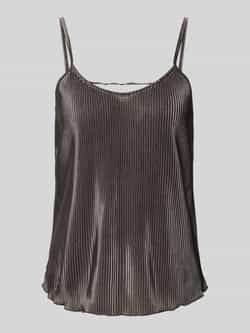Only Top met bandjes en plissévouwen model 'NISHE'