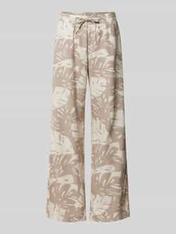 FREE QUENT Wide leg stoffen broek met tunnelkoord model 'Lavisco'