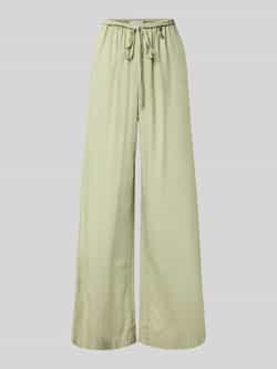LeGer by Lena Gercke Wide leg stoffen broek van een mix van viscose en linnen model 'Emelie'