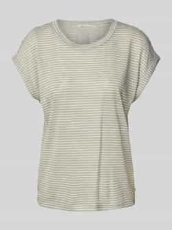 Tom Tailor Denim Regular fit T-shirt met streepmotief