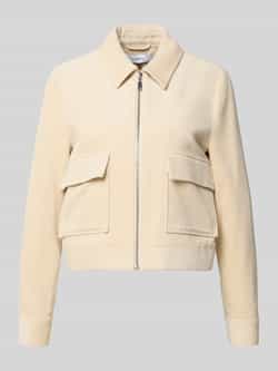 Comma Blazer met ritssluiting en klepzakken