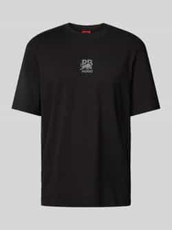 HUGO T-shirt met labelprint model 'Deckies'