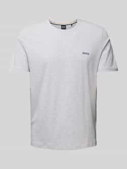 Hugo Boss Stretch katoenen T-shirt MC-stijl Gray Heren