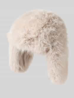Pieces Muts in de look van imitatiebont model 'RIMMI AVIATOR'
