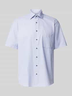 Eterna Overhemd met korte mouwen Comfort fit NON IRON (strijkvrij)
