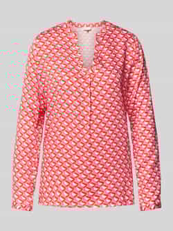Milano italy Regular fit blouse met V-hals