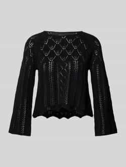 Vero Moda Gebreide pullover met ajourpatroon model 'GINGER'