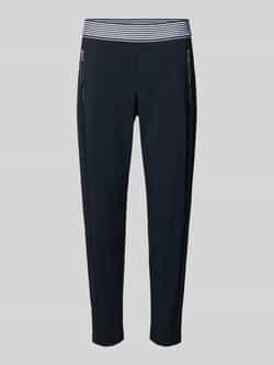 Raffaello Rossi Enkellange broek zonder sluiting Van blauw
