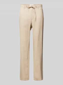 Gant Relaxed fit linnen broek met tunnelkoord