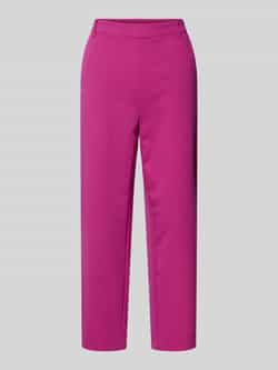 Kaffe Slim fit stoffen broek met paspelzakken aan de achterkant model 'KASAKURA'