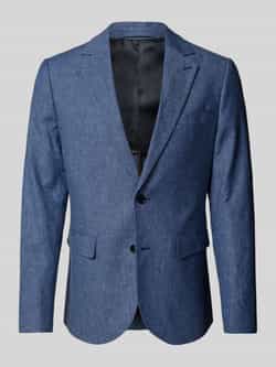 Matinique Slim fit 2-knoops colbert van linnenmix model 'George'
