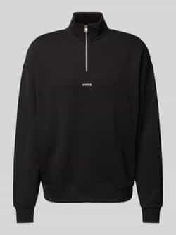 HUGO Sweatshirt met schipperskraag model 'Durty'
