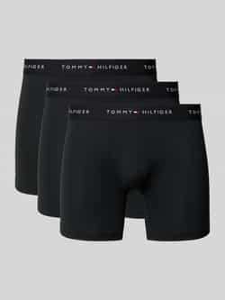Tommy Hilfiger Regular fit boxershort met label in band in een set van3 stuks