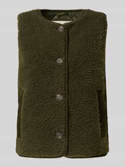 Barbour Regular fit outdoor-bodywarmer met teddybont model 'LUCIANA'