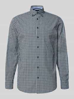 Christian Berg Men Vrijetijdsoverhemd met knoopsluiting