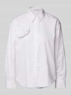Rich & Royal Overhemdblouse met gebloemde siergarnering