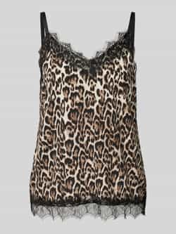 FREE QUENT Top met bandjes en kant model 'BICCO'