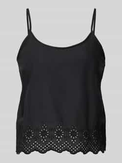 Only Blousetop met broderie anglaise model 'LOU'