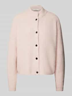 Gestuz Cardigan van wolmix met opstaande kraag model 'Alpha'