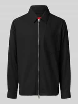 HUGO Regular fit overhemdjack met ritssluiting model 'ENASOZ'